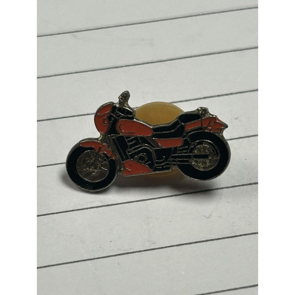 Vintage‎ Motorcycle Pin 1" Long Biker